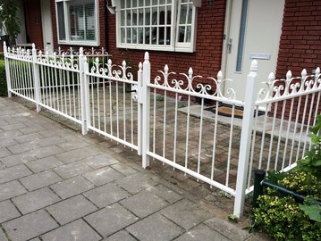 Hekwerk type Lotus geplaatst in Den-Haag