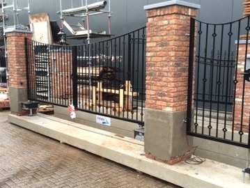 Prefab-poort geplaatst in Rotterdam